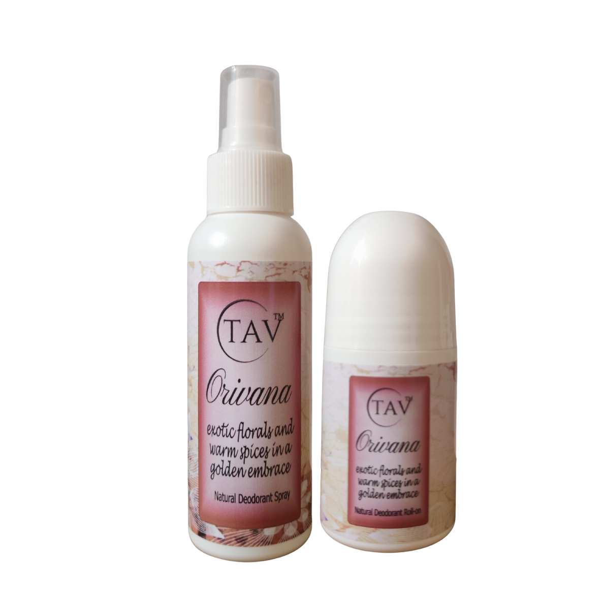 Natural deodorant spray/roll-on combo