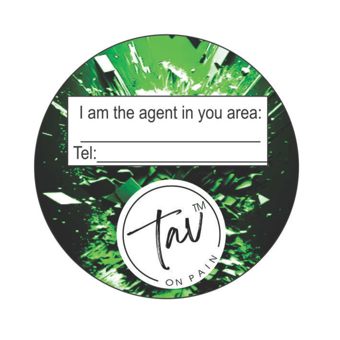 TAV on Pain GEL agent label