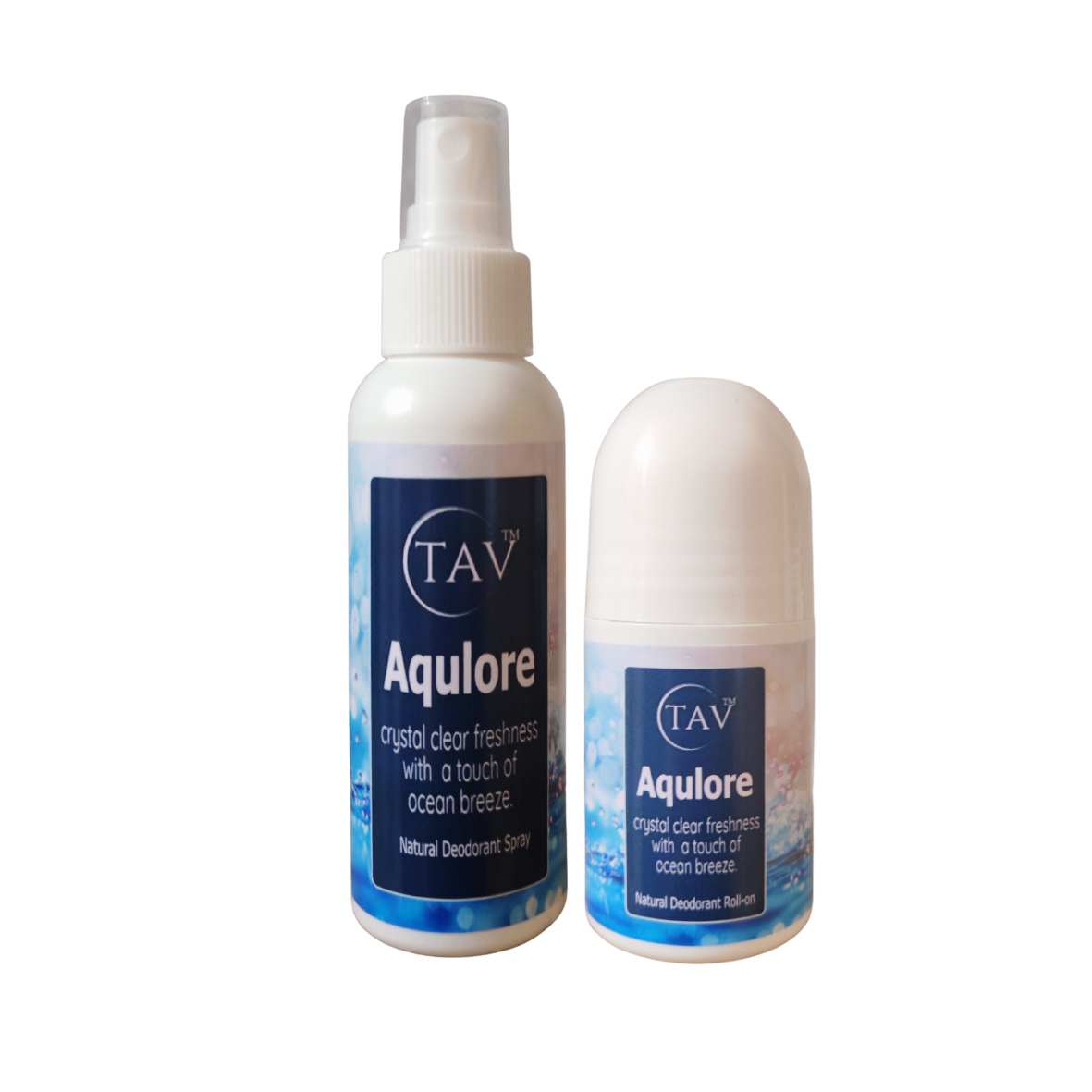 Natural deodorant spray/roll-on combo