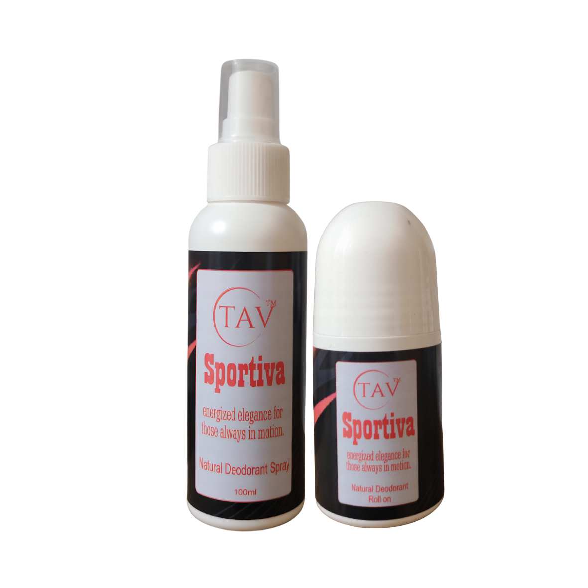 Natural deodorant spray/roll-on combo