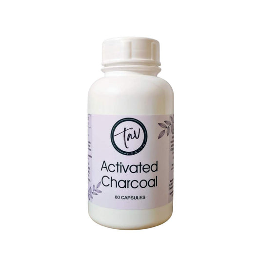Activated Charcoal - 80 Veggie Capsules