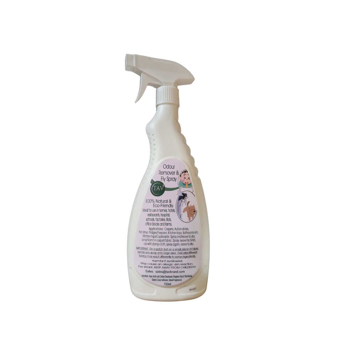 Natural Odour Remover/Fly spray - 750ml